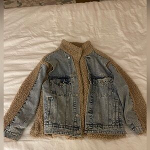 BLANK NYC Shearling Denim Jacket